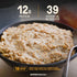 40 25 18 High Protein Oatmeal Instant, Hearty Apple Cinnamon, Freeze Dried Prepper Supplies & Emergency Food Supply