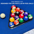 Hathaway Pool Table Triangle Rack, Durable Plastic Billiard Ball Racking Frame for 2.25-in Balls, 12.25-in, Black