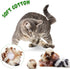 Weewooday 12 Pieces Cat Pom Pom Balls Toys, Large Fuzzy Plush Ball for Cats Pets Interactive Playing