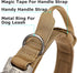 Dog Tactical Collar, Military Training Collar with Control Handle and Heavy Metal Buckle for Large Dogs
