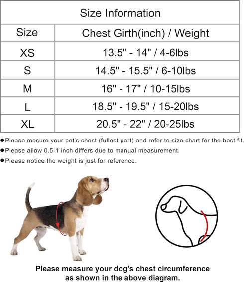 KRUZ PET Reflective Mesh Dog Harness, Adjustable No Pull Quick Fit Vest for Walking and Training, Small Medium Dogs -