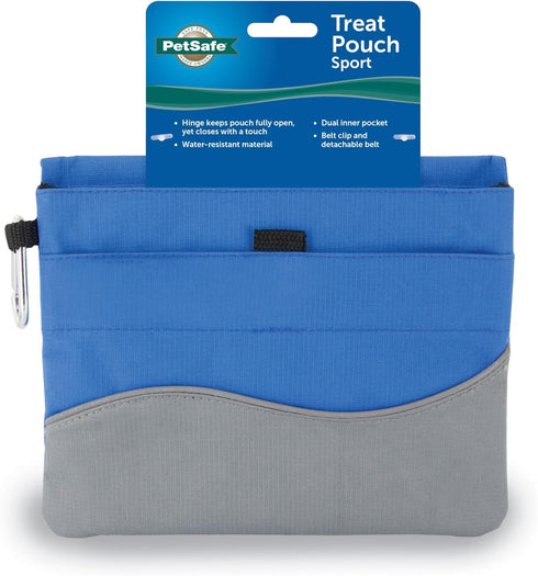 PetSafe Treat Pouch Sport, Durable, Convenient Dog Training Accessory, Cadet Blue