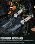 Mossy Oak Fixed Blade Hunting Knife Set - 2 Piece with Full Tang Handle and Sheath