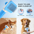 Set, 8-in-1 Professional Dog Grooming Scissors Stainless Steel Pet Grooming Kit with Hair Comb, Nail Clipper & Brush