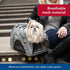 Coastal Pet Bergan Comfort Carrier, Safe Comfortable Dog & Cat Travel Carrier, Airline Friendly Soft Pet Carrier (Black