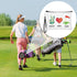 Kacctyen 4 Pieces Golf Gifts - Lady Golf Cosmetic Bags, Inspirational Pouch Zipper Wallet for Women Golf Lover