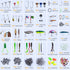 Goture 450 Pcs Fishing Lures Accessories Kit with Tackle Box, Hooks, Minnow, Crankbait, Frog, Popper, Lure