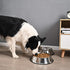 2 Packs Stainless Steel Dog Bowl - Anti-Skid Rubber Base for Small/Medium/Large Pets (40oz)