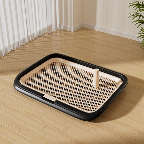 KOLA PANDA 23.6"x17.68" Dog Potty Tray, Indoor Pet Pee Pad Holder,Puppy Training Holder,Bathroom Dog Litter Box, Pet