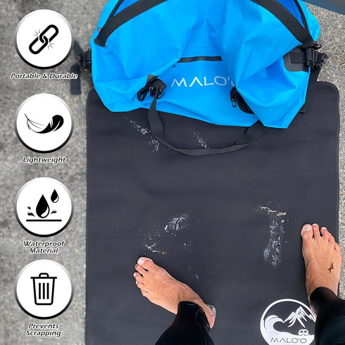 Malo'o Neoprene Wetsuit Changing Mat - Protect Your Gear with Comfort