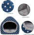BWOGUE Cozy Guinea Pig House Bed, Large Hideout for Dwarf Rabbits, Hedgehog, Bearded Dragon Winter Nest