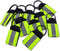 Lightning X Hi-Vis Reflective Zipper Pulls, 10 pcs Balistic Nylon Webbing for EMT, Tactical Bags + Gear