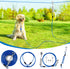 Upgraded Dog Runner for Yard, Trolley System with Elastic Cable for Large Dog