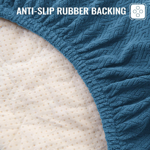 nanbowang Waterproof Dog Bed Covers, Replacement Washable Quilted Cover for Dog/Cat, 40x53x6