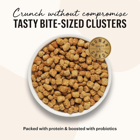 The Honest Kitchen Whole Food Clusters Grain Free Chicken & Fish Dry Cat Food, 1 lb Trial Pouch