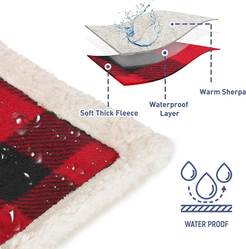 Kritter Planet Waterproof Sofa Blanket for Dogs Pee Proof Reversible Couch Cover Liquid Proof Furniture Protector