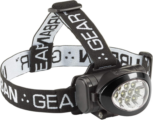 Super Bright Urban Gear LED Headlamp Flashlight for Running, Camping, Hiking, Climbing, Fishing, Hunting, 10 Lumen