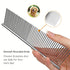 3 Pack Metal Comb for Dogs & Cats - Professional Grooming Tool for Long & Short Haired Pets (Large, Medium, Small)