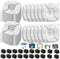 VANVE 40 Pcs Cat Water Fountain Replacement Filters-20 Pack Cat Fountain Filters with