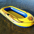 3 8 SOLSTICE Inflatable Boat Rafts Person for Adults & Kids Comes W/ Pole Oar Holders Cushioned Comfortable Base Grab