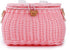Kids Bike Basket Set, Handwoven Rattan Basket for Bike Scooter Tricycle with Lid and Shoulder Strap