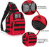 Backpack Pack First Aid Sling - EMS Equipment Emergency Medical Supplies Tactical Range Shoulder Molle Bag - Heavy Duty
