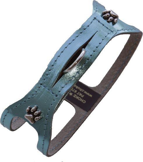 Pet Shoulder Collar, 15", Metallic Turquoise