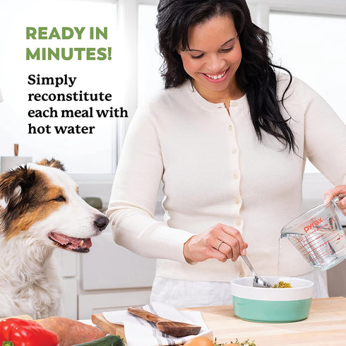 Dr. Harvey's Chicken & Garden Veggies Dog Food, Human Grade Whole-Grain Dehydrated Dog Food, 5.5 Ounces