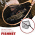 Hbbgdiy Foldable Telescopic Fishing Landing Net with Extendable Handle, Easy to Catch & Portable Fish Trap for Salmon