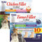 INABA Natural, Premium Hand-Cut Grilled Tuna and Chicken Fillets Cat Treat/Topper, 20