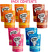 Wet Cat Food - So-Fish-Ticated Salmon, 93% Natural Salmon, Chicken & Beef Pouches, Grain-Free Recipe (10 x 100 g)