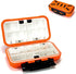 Fishing Tackle Box Portable Hard Case for Baits, Hooks, Lures, Swivels, Jigs, Sinkers - Orange Waterproof (1pcs)