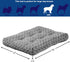 MidWest Homes for Pets Deluxe Dog Beds, Super Plush for Dog Crates, Machine Wash & Dryer Friendly