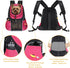 WOYYHO Pet Dog Carrier Backpack, Ventilated Mesh Front Backpack for Small Dogs, Safety Belt for Travel & Hiking
