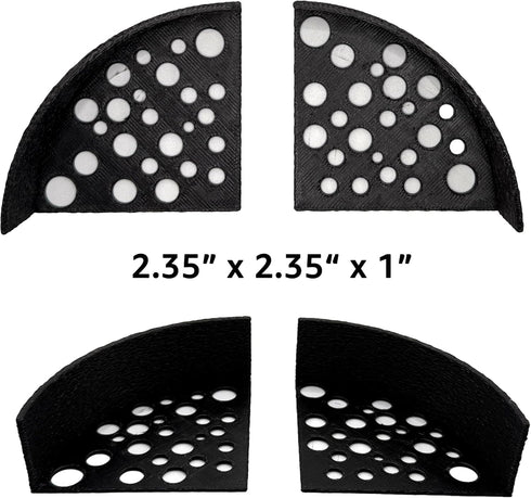 1 Pack) CTWPets Half Shrimp Breeding Protector | Shrimp Breeding Cave Aquarium Tunnel (Brown