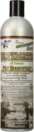 Groomer's Edge Ultimate Pet Shampoo, 16 oz - Deep Cleans and Conditions Dogs, Cats, Puppies, Kittens, Horses, Cattle