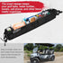 Golf Cart Front Storage Basket - Insulated Cup Holders, No-Drill Dash Tray Organizer for EZGO, Club Car