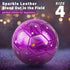 Size 4 Glitter Soccer Ball for Girls, Beginners Sports Training Ball for Outdoor Recreation