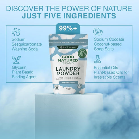 47oz 94 Good Natured Brand | Pet Stain & Odor Remover for Laundry | Pet Laundry Detergent for Dogs Beds, Cat Pee