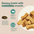 32oz Jinx Oven-Baked Beef Bone Broth Mini Biscuit Dog Treats - Crunchy, All Natural, Superfood-Rich with Grass-Fed