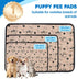 SEHFKKD 28"x40" Washable Pee Pads for Dogs, Absorbent Reusable Puppy Training Pads, Leakproof, Non-Slip, Waterproof Cat