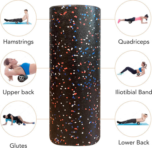 Copper Carrots 6 18 Inch Foam Rollers x High Density EPP Foam Roller for Back Stretching Premium Quality