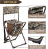 PORTAL Folding Seat, Lightweight Backrest Stool for Hunting Fishing, Supports 225 lbs