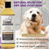 4Legger 16 oz All Natural Organic Oatmeal Dog Shampoo for Itchy Skin with Aloe, Coconut & Lavender Essential Oil