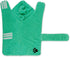 Bone Dry Pet Robe Collection - Embroidered Microfiber Bath Robe with Adjustable Closure for Dogs & Cats, Large, Aqua