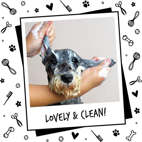 Dog Shampoo Luxury 2 in 1 - Papaya & Coconut Grooming Shampoo for Smelly Dogs, Vegan Pet Shampoo & Conditioner