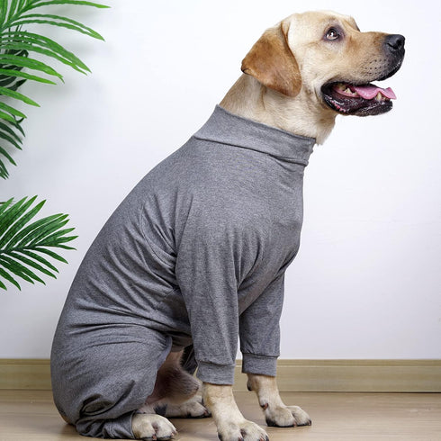 Dog Recovery Suit for Abdominal Wound After Surgery, Prevent Licking Wounds, E-Collar Alternatives, Long Sleeve Pajamas