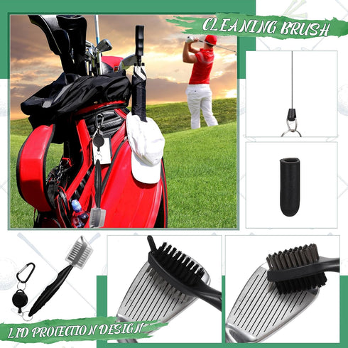 Syhood 21 Pcs Golf Club Cleaning Kit, Golf Accessories, Brush, Towel, Sharpener, Repair Tool, Portable Kit