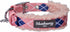 Blueberry Pet Soft & Comfy Scottish Argyle Fleece Padded Dog Collar - Pink, Neck 13-16.5", for Medium Breed
