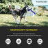 Playology Silver Dri-Tech Dental Rope Dog Toy for Large Senior Dogs (35lbs and Up) - All-Natural Pork Sausage Scented